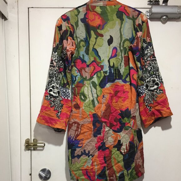 SAPPHIRE WRAP BLOUSE / DRESS SIZE S - Picture 5 of 8